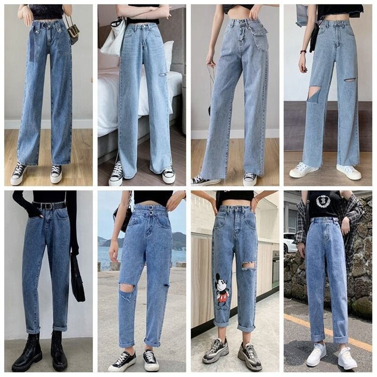 Stock Women's Jeans Clearance Sale discount fashionable women's jeans New styles and high quality pants