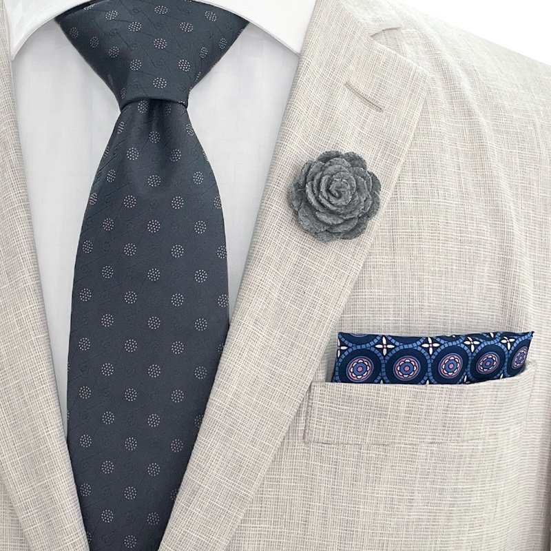 Top selling corbatas para hombres necktie set necktie lapel pins mens ties and pocket square set poly silk tie set for men