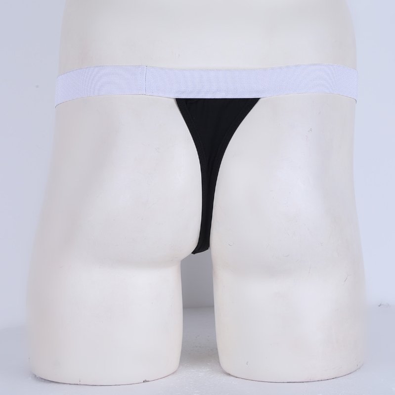 High Quality Sexy Tuxedo Bow Tie Pouch Bikini Thong Underwear G String Costume Mens Briefs With Bow