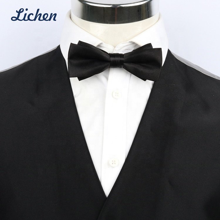 Factory Price OEM Baby Boy Children Pure Color Butterfly Self Tie Bowtie for Shirts