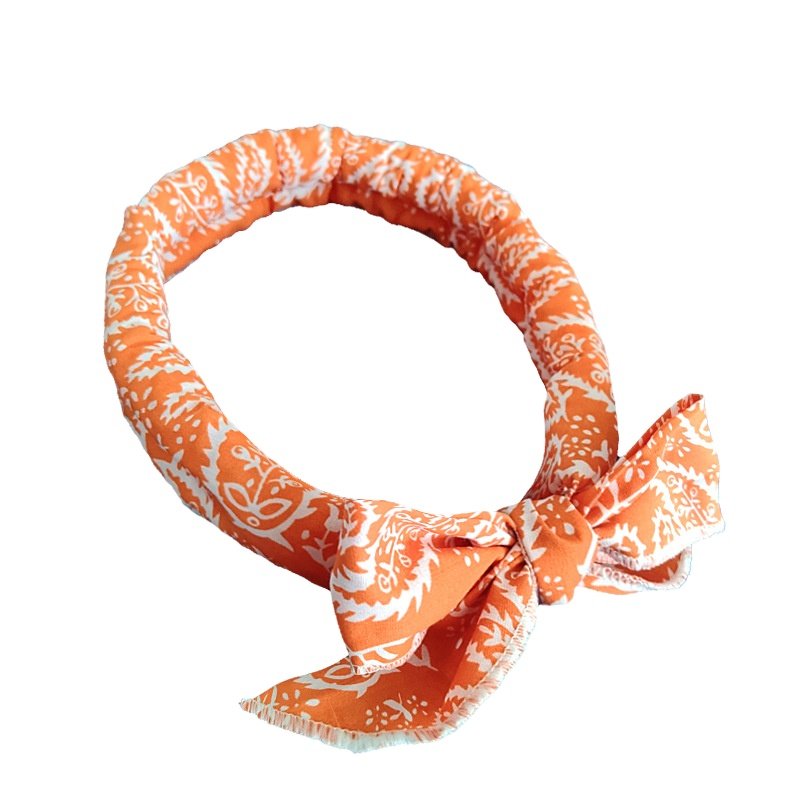 Recyclable Dog Neck Cooler Instant Bandana Breathable Physical Scarf Pet Cat Dog Cooling Bandana Ice Collar For Summer