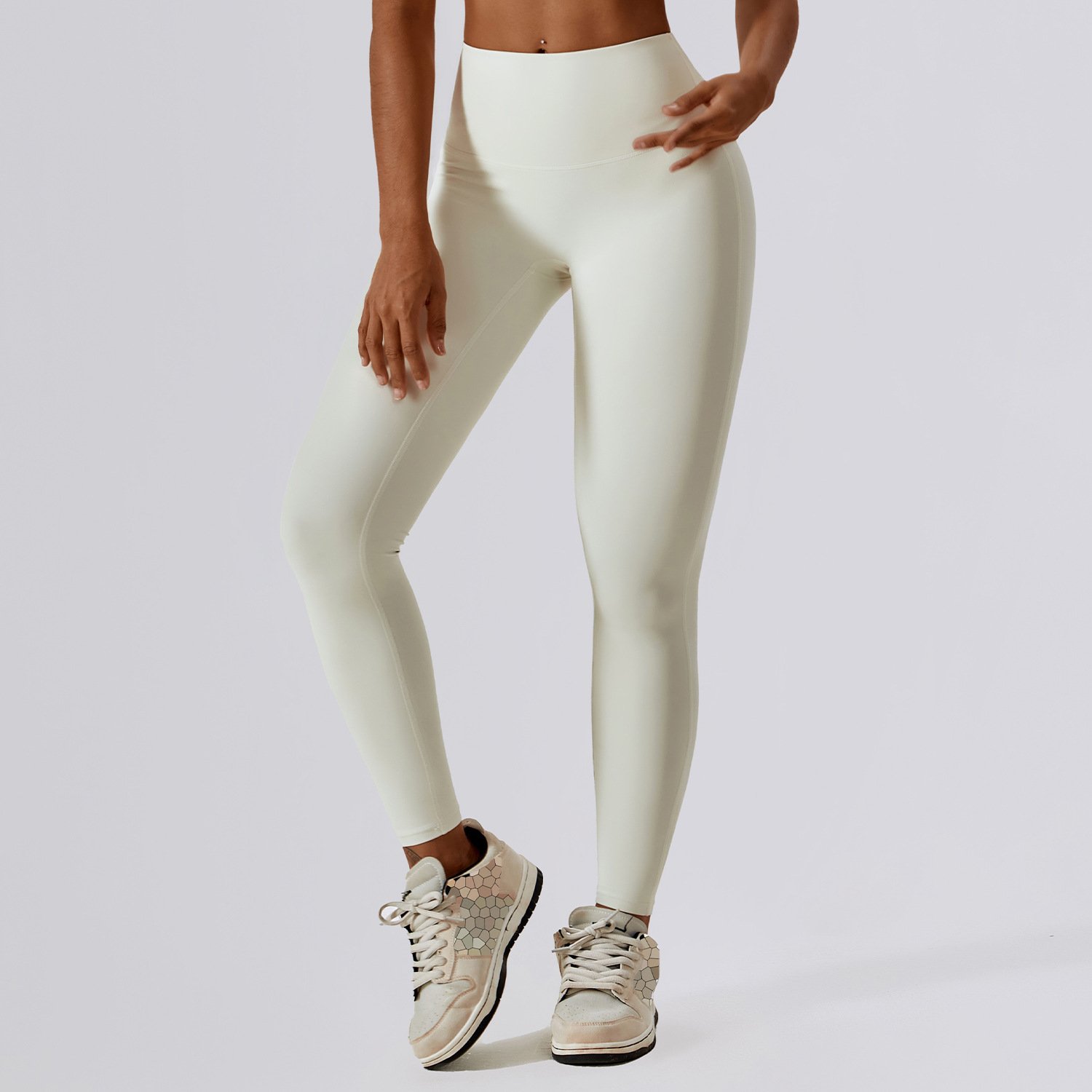 Soft Fabric Workout Fitness Gym Trouser High-rise Sport Leggings Seamless Stretchy Butt Lifting studio Yoga Pants