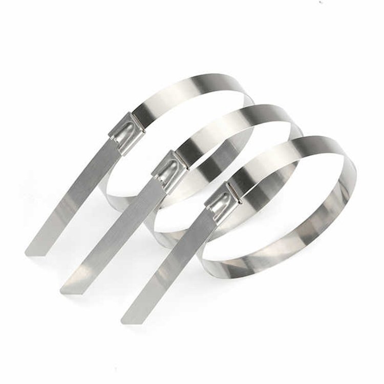 316 Metal Cable Tie Locking Zip Stainless Steel Cable Tie 300mm