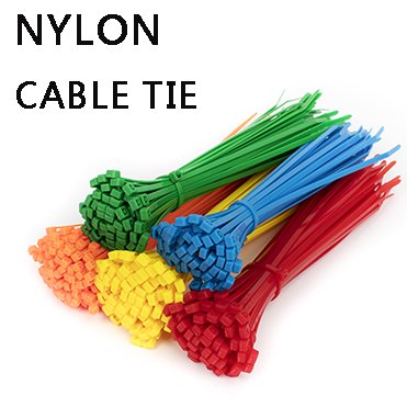 Self-locking nylon cable ties production and wholesale cable ties binding tape black and white sizes optional cold-resistant