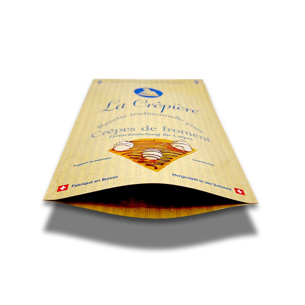 Custom Printed Ziplock Stand Up Pouch Biodegradable Bags Kraft Paper Bag with custom logo