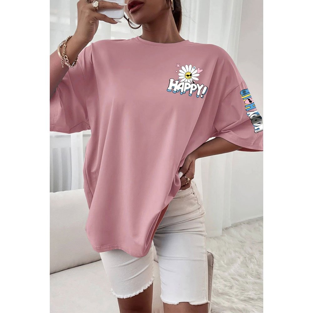 High quality Crew Neck Women's T-Shirts 100% Cotton Custom Printing plus size women's t-shirts low MOQ