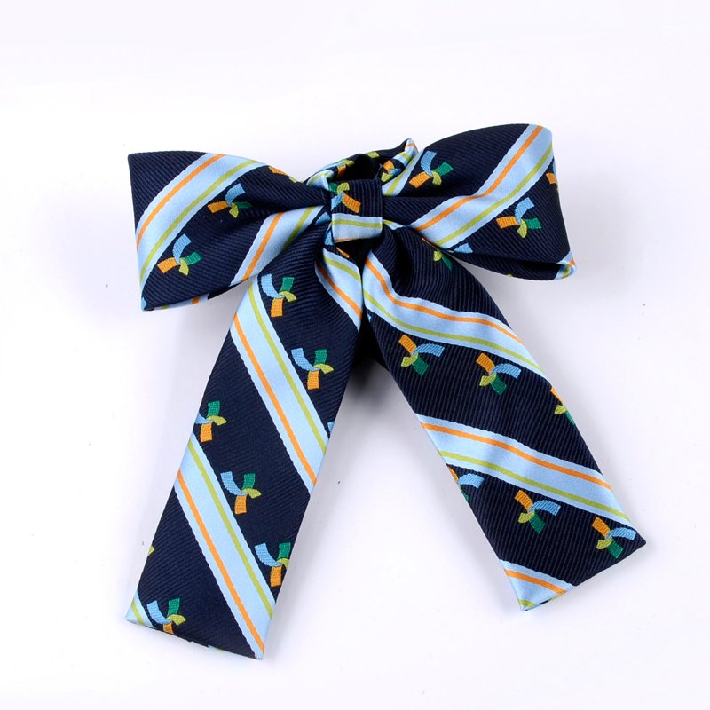Wholesale 2024 Fashion Design Students' Collar Flower Handmade Polyester Casual Bow Tie for party