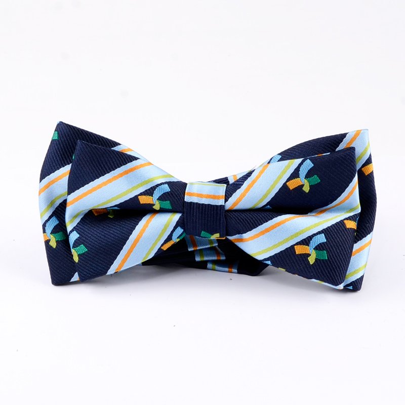 Wholesale 2024 Fashion Design Students' Collar Flower Handmade Polyester Casual Bow Tie for party