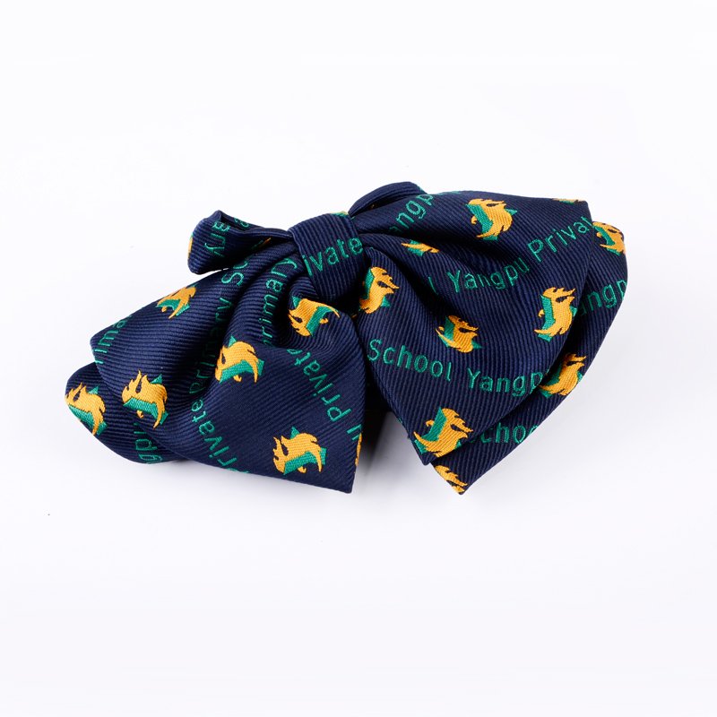 Wholesale 2024 Fashion Design Students' Collar Flower Handmade Polyester Casual Bow Tie for party