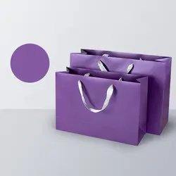 Manufacturer wholesa kraft paper custom balenciaga style matt gloss luxury shopping white small gift bag for packing