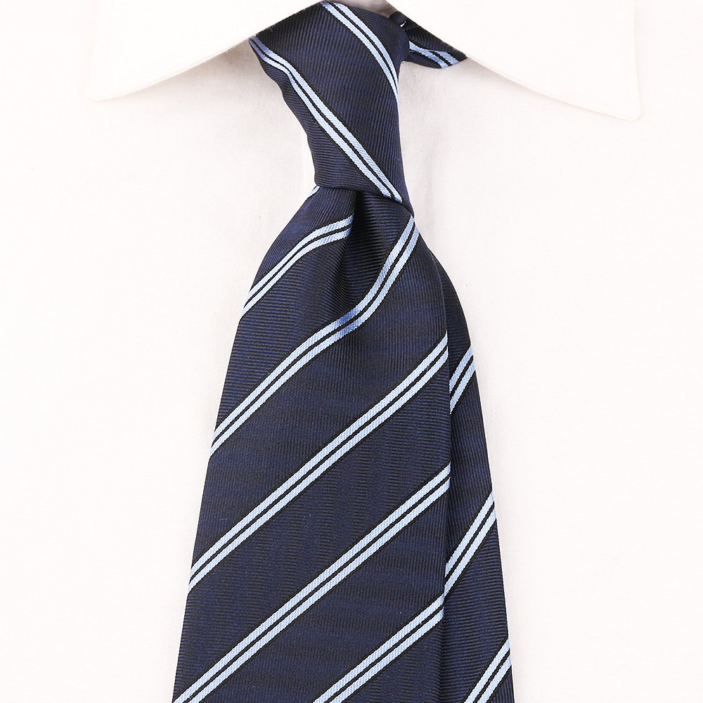 Personal Company Logo Custom Woven Jacquard Neck Ties Silk Factory Wholesale Custom Business Stripe Tie