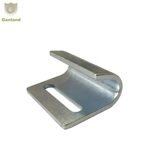 GL-16617 Steel Side Curtain Flat Hook U Shape Tie Down Strap Hook