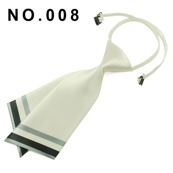 Spot custom Korean double-piece knife-type ladies tie British College style student bow tie spinning silk collar flower