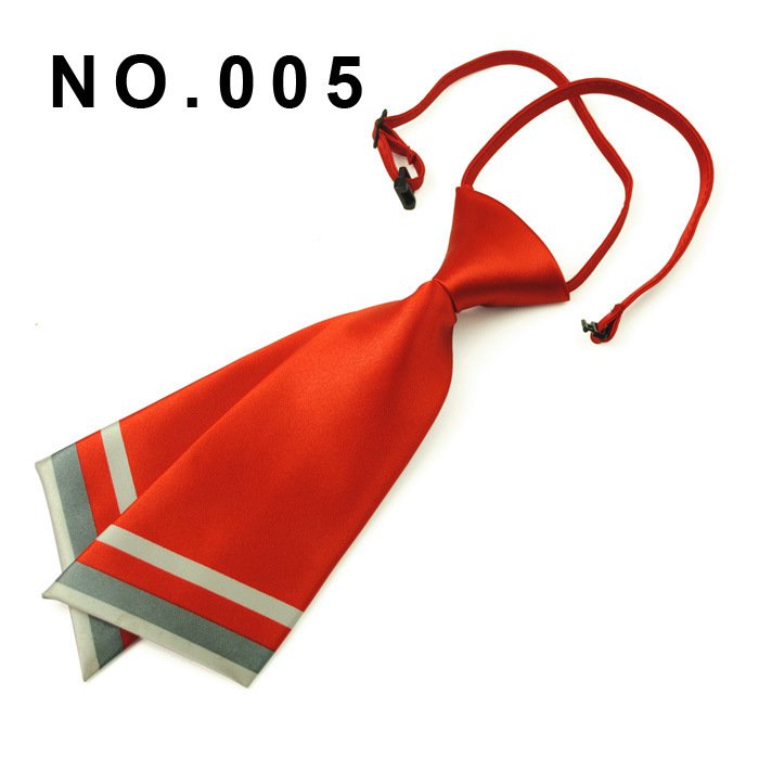 Spot custom Korean double-piece knife-type ladies tie British College style student bow tie spinning silk collar flower