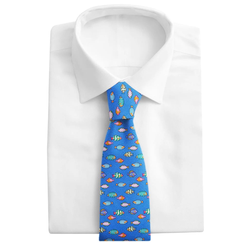 Print necktie custom polyester men's tie