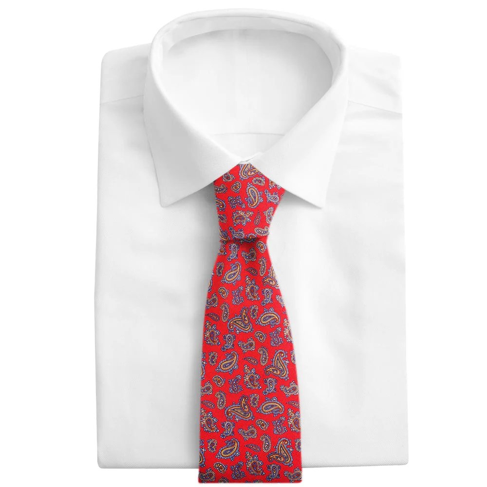Print necktie custom polyester men's tie