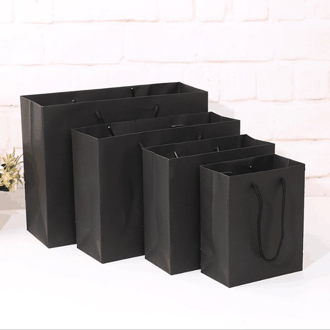 Factory Price Custom Logo Luxury Shopping Paper Bag Kraft Paper Bag With Handle