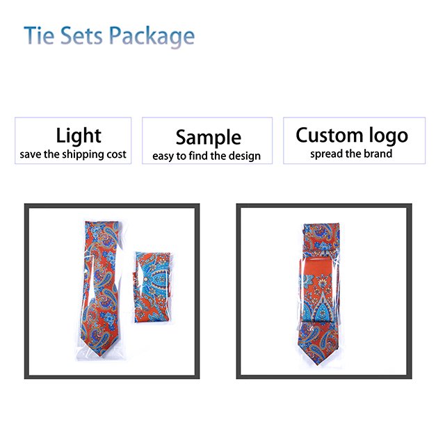 TONIVANI-04 Wholesa Shengzhou China Polyester Paisley Digital Printed Necktie Pocket Square Sets Mens Poliester Tie Set