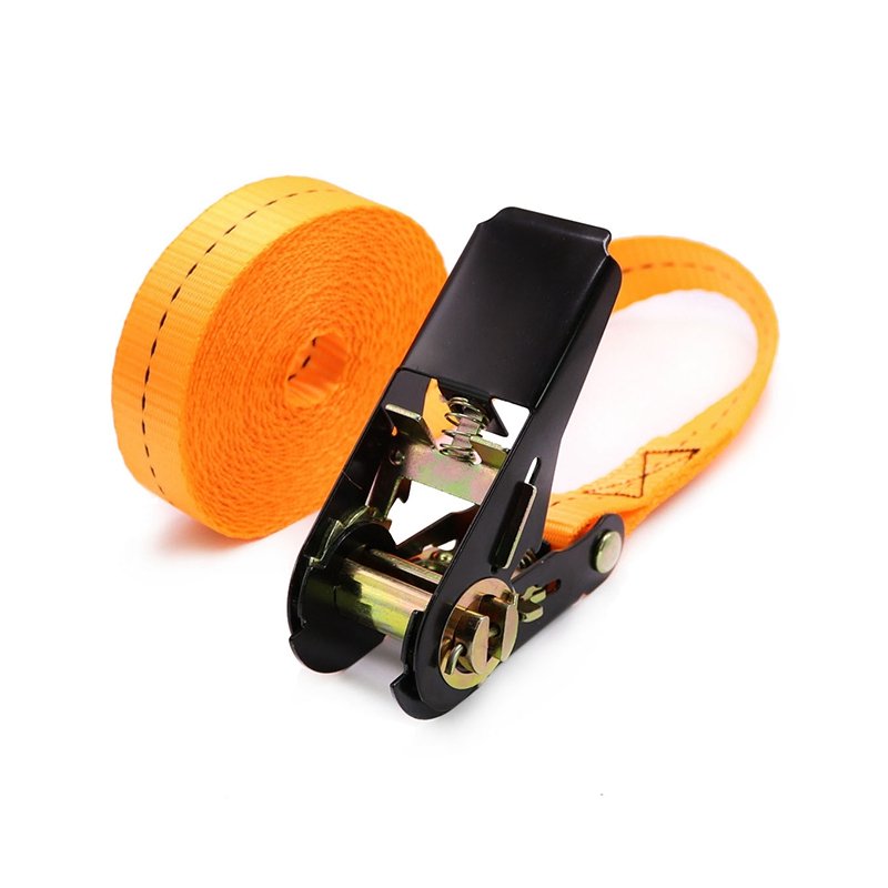 1'' 25mm 800kgs Heavy Duty Black E-Coating Cargo Ratchet Buckle Tie Down Lashing Belt Endless Ratchet Strap