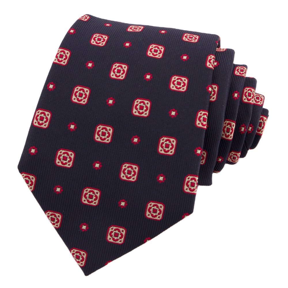 Manxiang Bespoke Tailored Handmade Jacquard Woven 100% Pure Organic Silk Ties for Men
