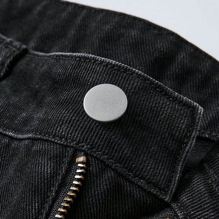 High quality acid washed vintage distressed denim shorts for men