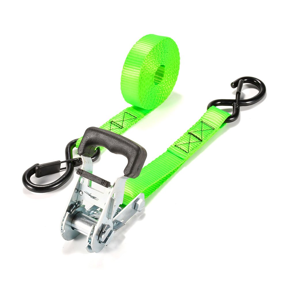 27mm rubber handle ratchet strap lashing belt with custom package