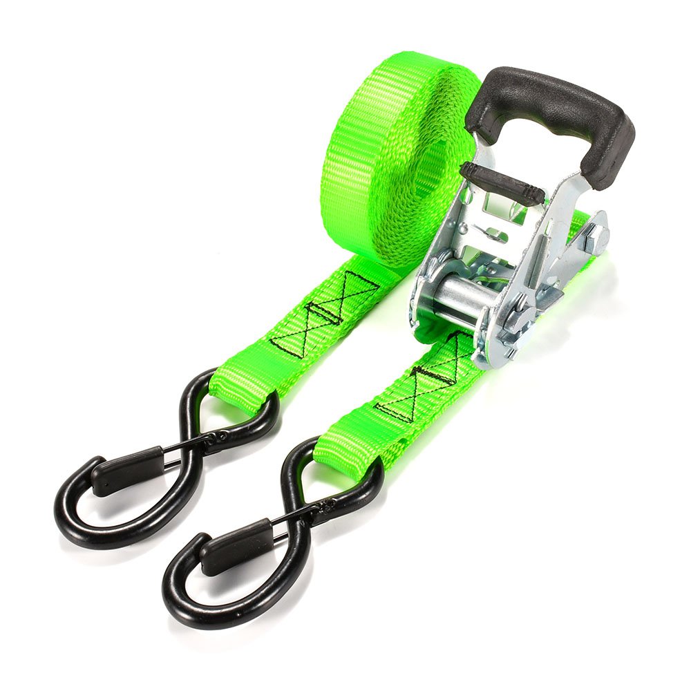 27mm rubber handle ratchet strap lashing belt with custom package