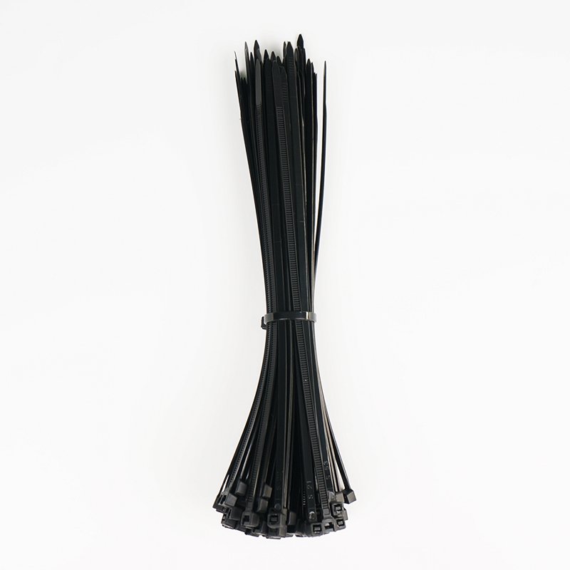 Factory White and black Nylon 66 Cable Ties cable clamps