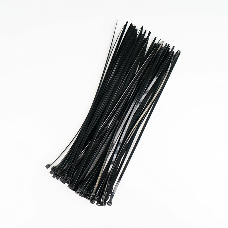 Factory White and black Nylon 66 Cable Ties cable clamps