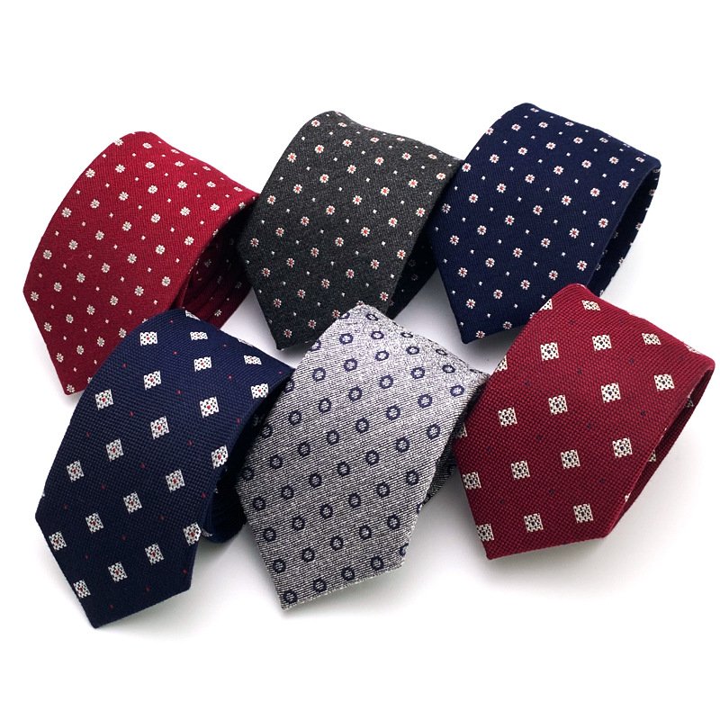 QY customized ties & accessories for Men Business Casual 8cm polyester silk tie Work occupation wedding fashion