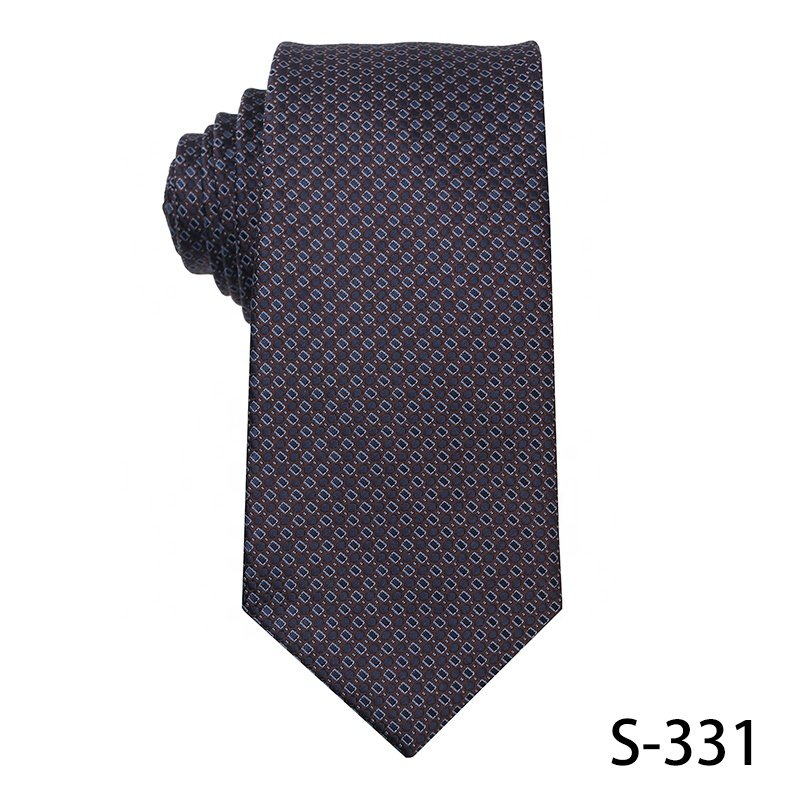 Custom Polyester Ties/Neckties For Men Gift/Cheap Polyester Neckties Brown High Quality Ties For Men Various Designs Option