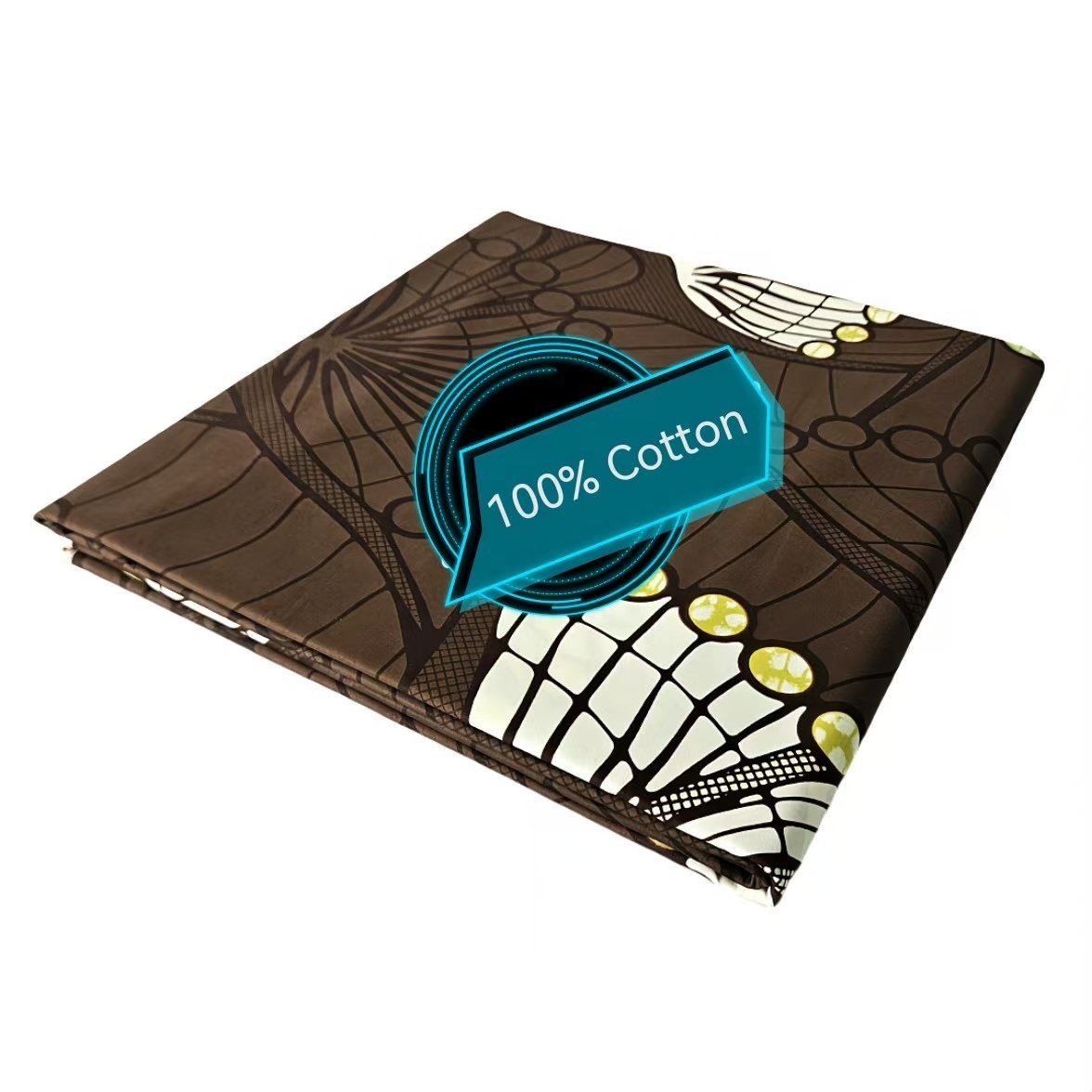 Factory wholesale drop shipping wax cloth 100% cotton wax print fabric loin cloth for dress wedding home textile
