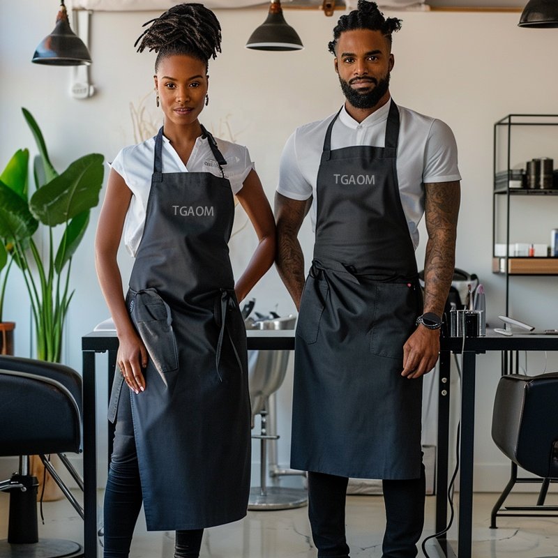 Cheap Factory Price Top Cotton Delantal Chef Apron Polyester Custom Logo Men And Women Casual Custom Baker Apron Washable