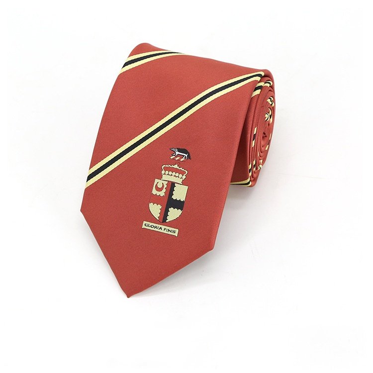 man Custom Strip Fashion Style Polyester Neckties logo tie