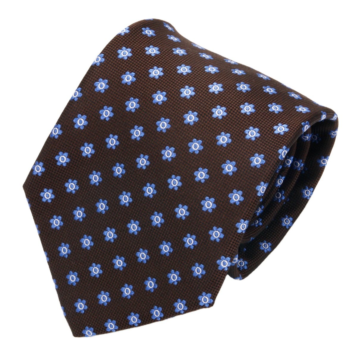 Hamocigia Custom Men Woven Jacquard Floral Pattern 100% Organic Pure Silk Tie Manufacturer
