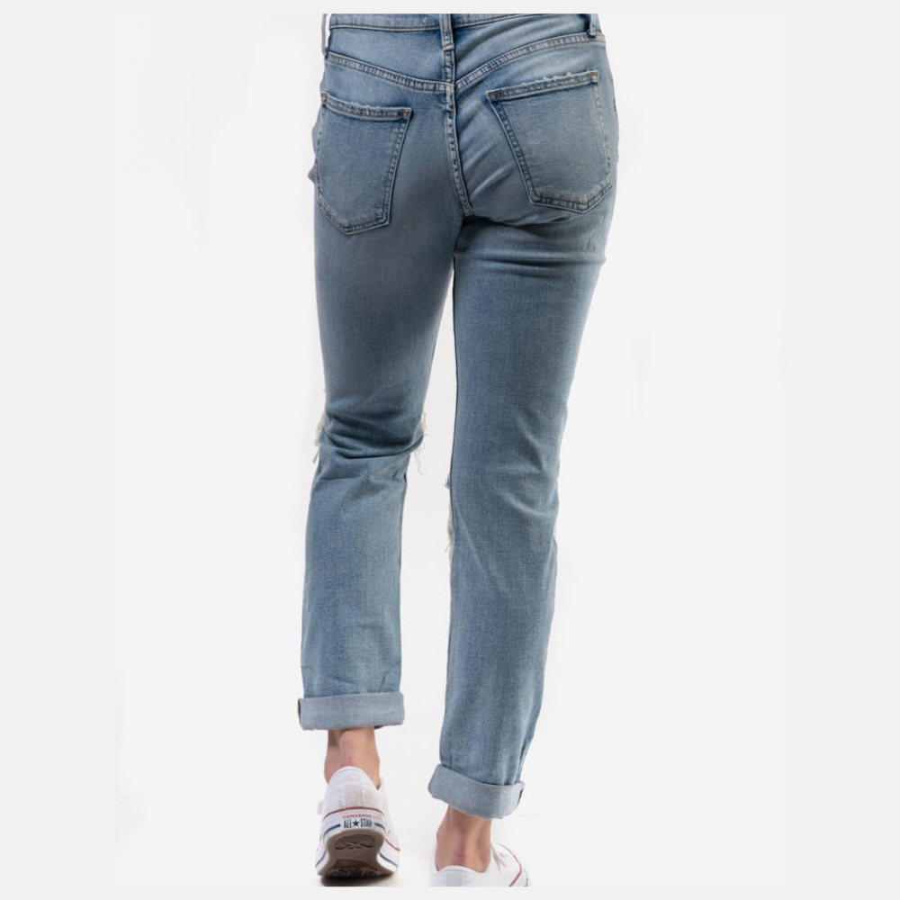 Contemporary Appeal 2024's Premium Quality Custom Stretchy High Waist Women's Skinny Denim Jeans Low Cost Crafted In Bangladesh