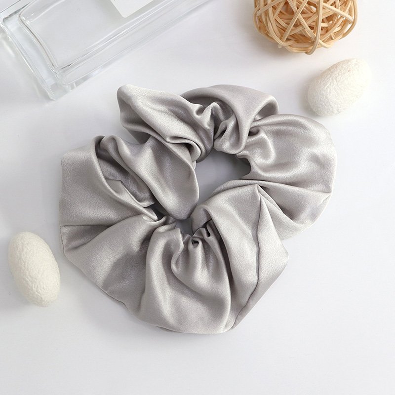5cm In stock 22momme silk scrunchie The minimum order quantity is 1 piece large hair ties