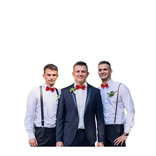 Custom Mens Fashion Business Adjustable Pre-Tied Ready Made Formal Tuxedo Bow Tie Solid Color Wedding Bow Tie