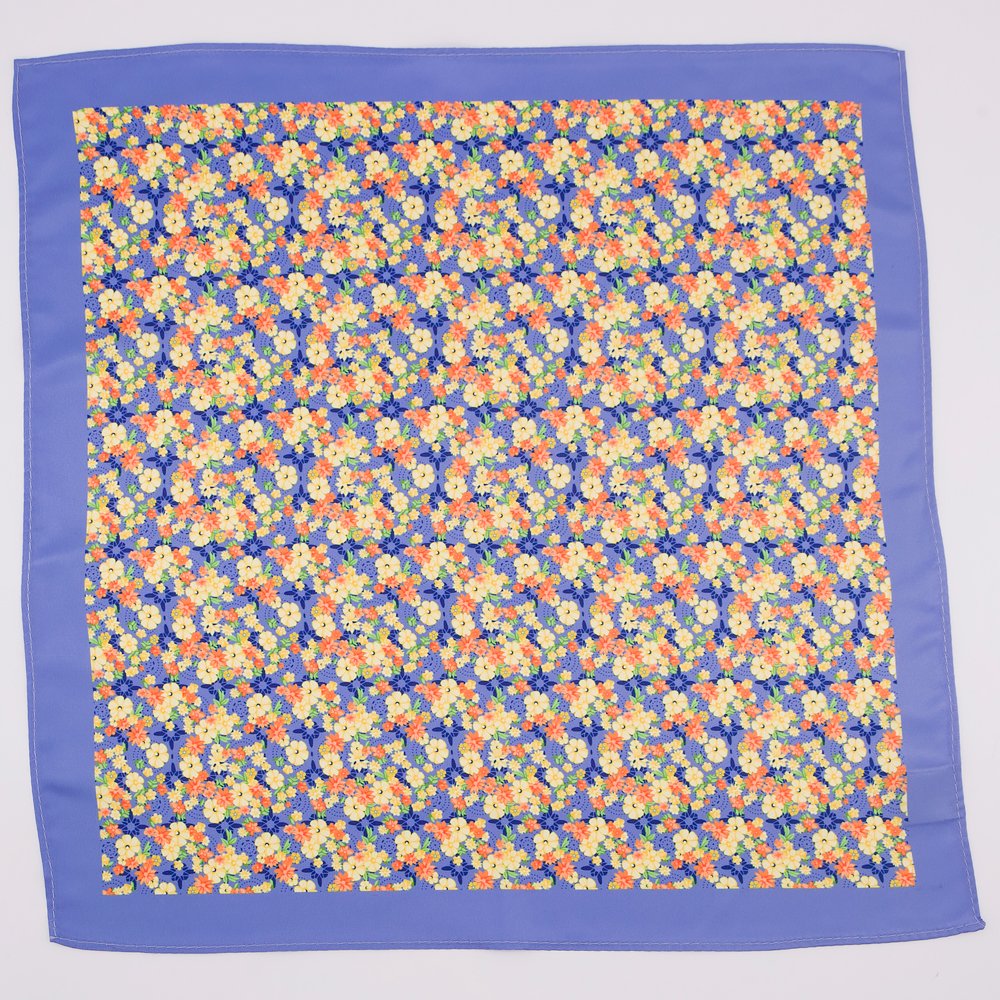 Manxiang Custom Men Handmade 100% Pure Silk Pocket Squares Handkerchief