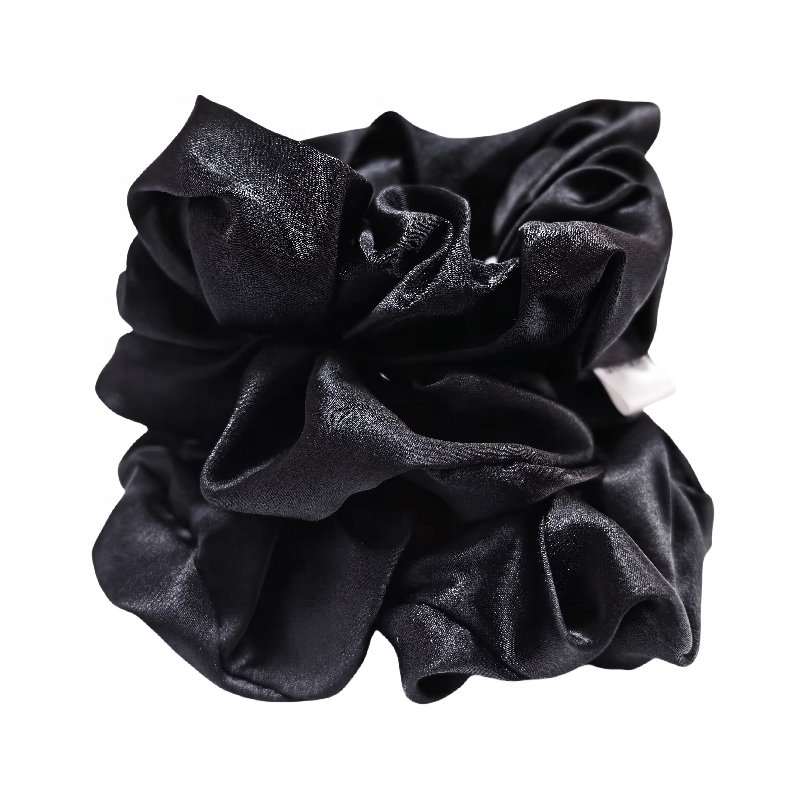 19mm 5cm oversize large bulk natural silk hairband glossy silk hair tie 100% pure mulberry silk scrunchies