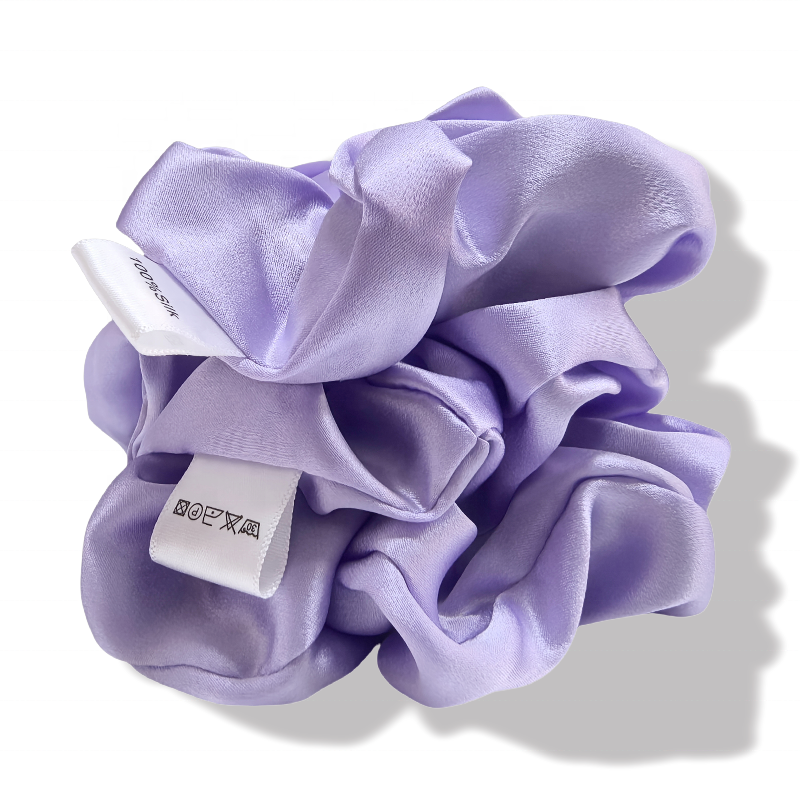 19mm 5cm oversize large bulk natural silk hairband glossy silk hair tie 100% pure mulberry silk scrunchies