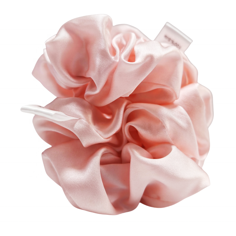 19mm 5cm oversize large bulk natural silk hairband glossy silk hair tie 100% pure mulberry silk scrunchies