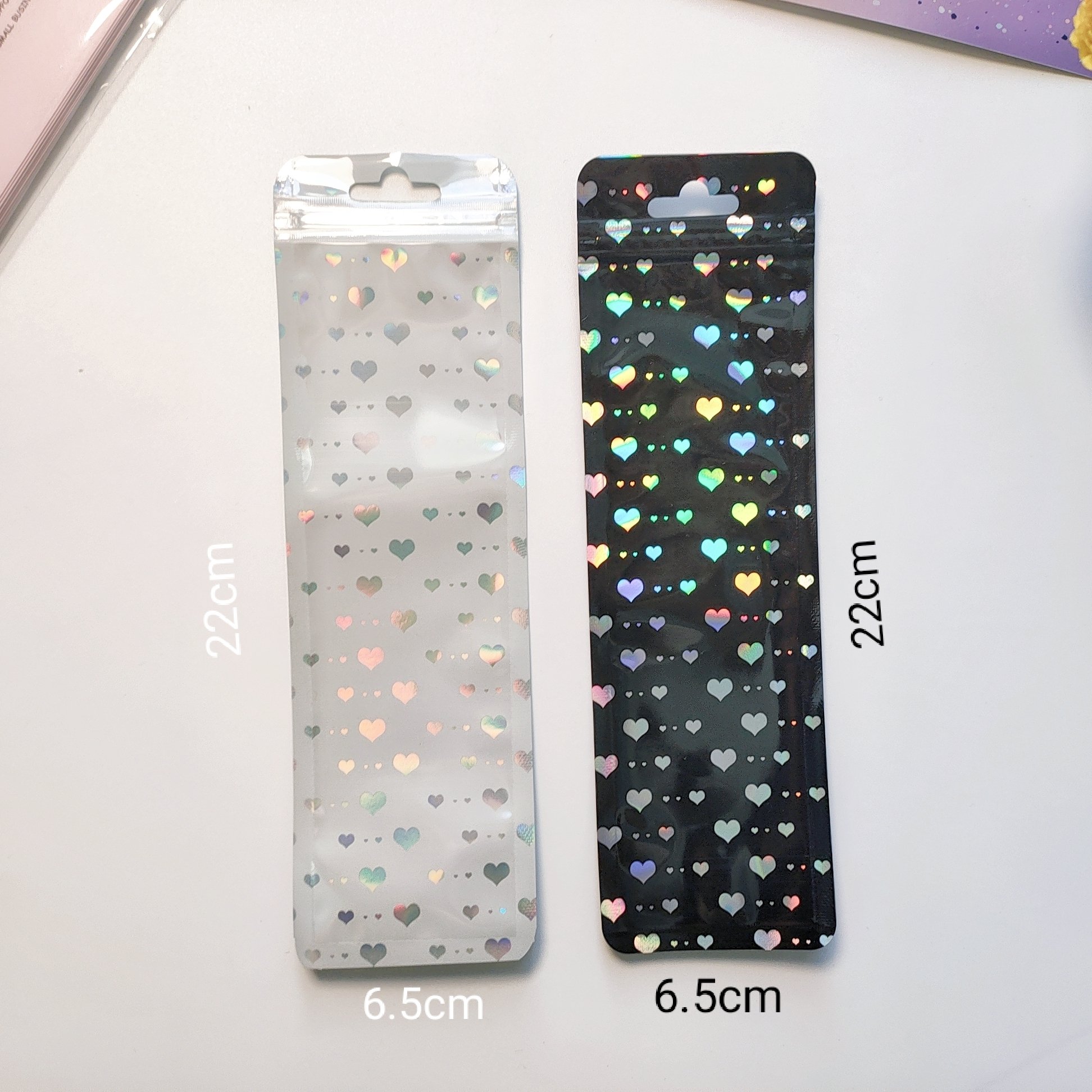 2024 Popular Reusable Ziplock Mylar Packaging Plastic Bags for Small Business Pen Laser Love Security Zipper Bag