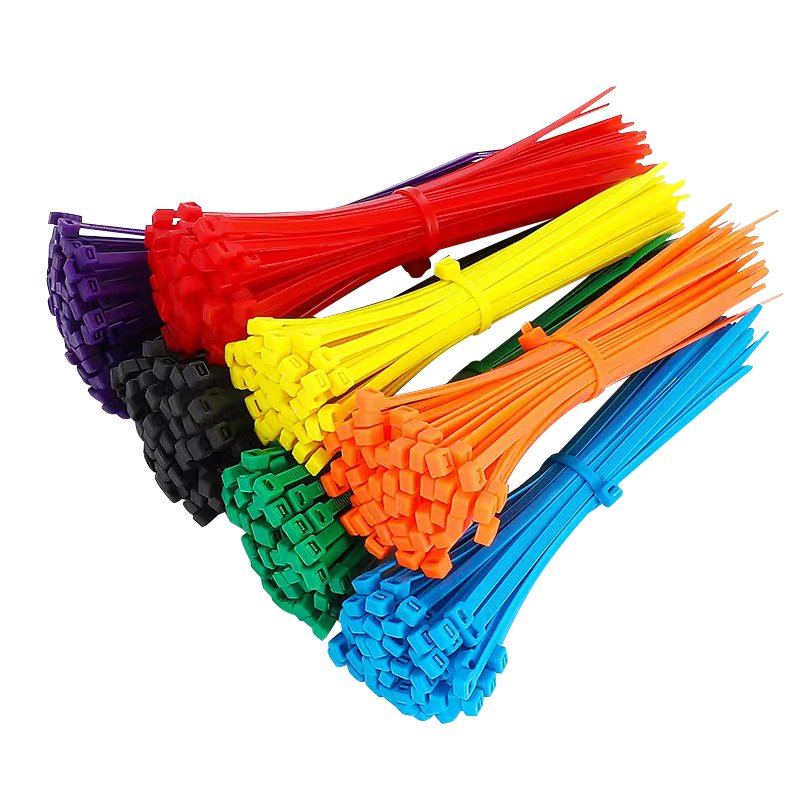 Color Zip Ties 3*160mm Plastic Cable Ties 1000 Pack UV Resistant PA66 High Quality 94V-2 Nylon Cable Tie
