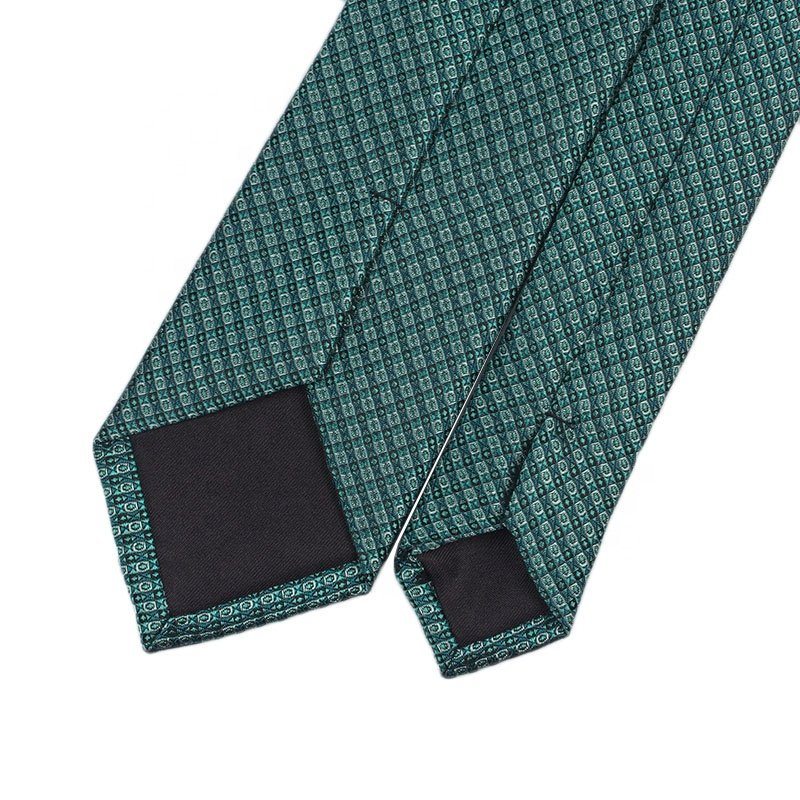2024 Business Hot Sale Colorful Green Poly Polka Dot Tie Manufacturers Men Ties Business Bulk Neckties