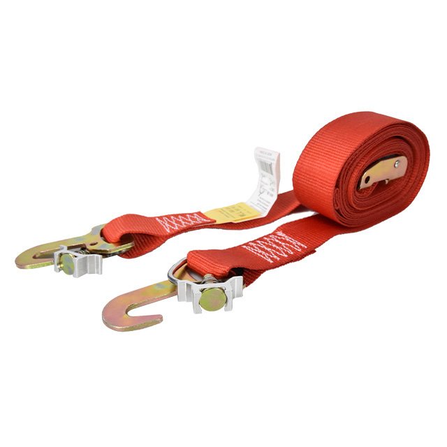 Polyester Webbing J Hook Tie Down Track Ratchet Buckles Lashing Cam Strap For Transportation