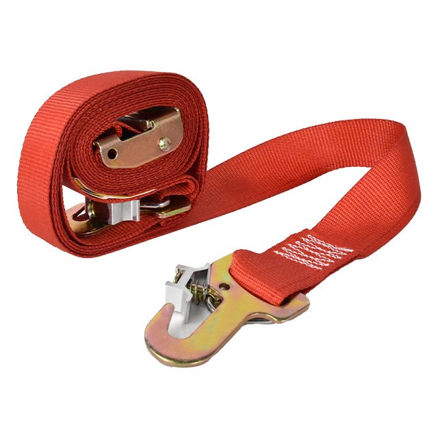 Polyester Webbing J Hook Tie Down Track Ratchet Buckles Lashing Cam Strap For Transportation