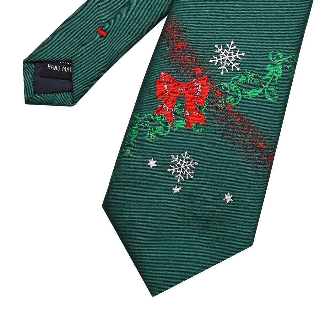 YiLi Handmade Men Woven Polyester Xmas Christmas Tie
