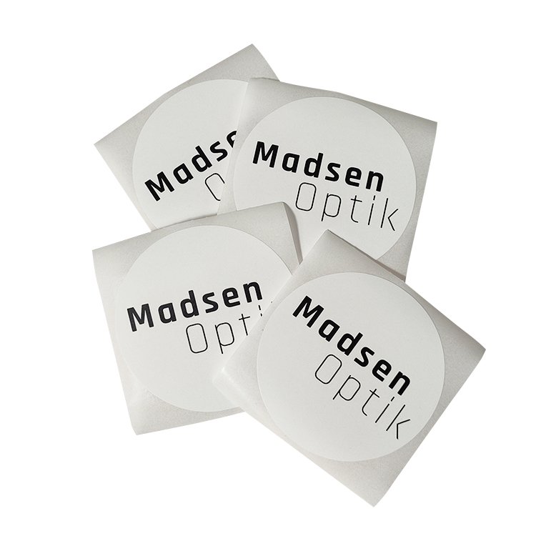 Round adhesive sticker labels custom logo label sticker for packaging