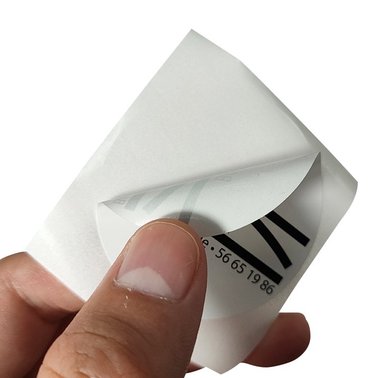 Round adhesive sticker labels custom logo label sticker for packaging